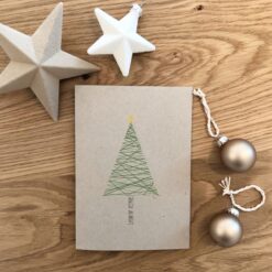 Weihnachtskarte Tannenbaum
